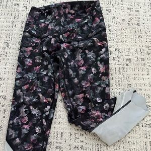 Wunder Under Scalloped Hem High-Rise Crop 23" size 6